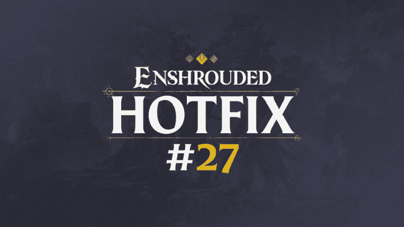 Changelog for Hotfix #27